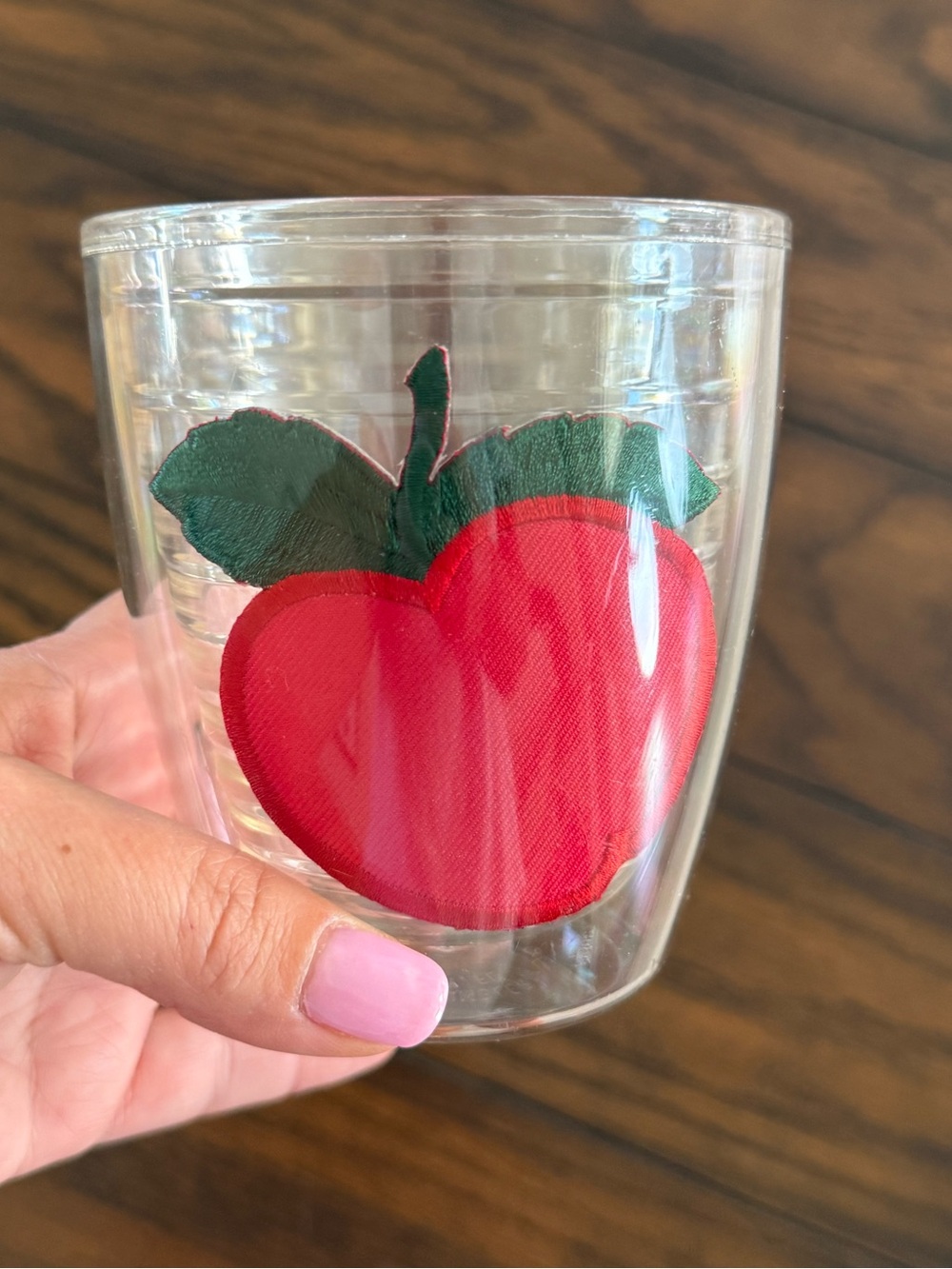 Vintage Tervis Tumbler Apple Double Wall Insulated Cup 8 oz Made in USA